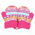 Children's Gloves/Mittens, Different Sizes/Patterns are Available, Comfortable/Soft